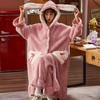 珊瑚绒睡衣女长袖2024年法兰绒保暖春秋天家居服套装可外穿柔软 商品缩略图1