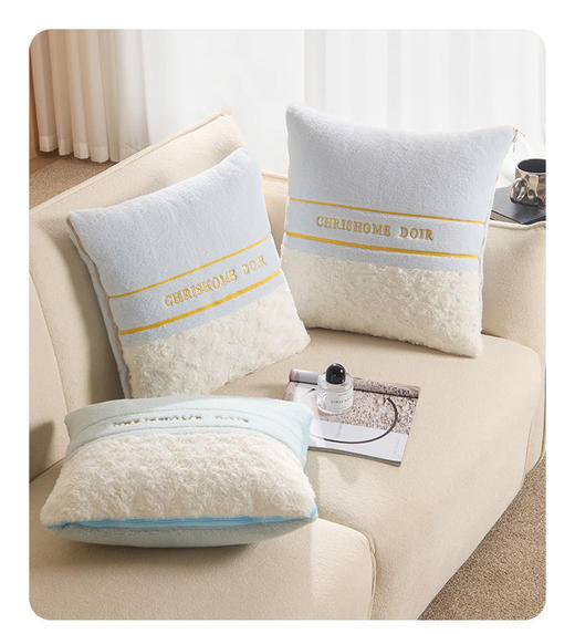 【多功能轻奢牛奶绒绣花抱枕被】合上是一只抱枕，打开是一条被子 用途多多  午睡毯 | 推车盖毯 | 汽车盖毯 | 沙发毯 | 宝宝毯 | 空调毯 | 抱枕｜靠枕。。。真正多用途-CSYP 商品图10