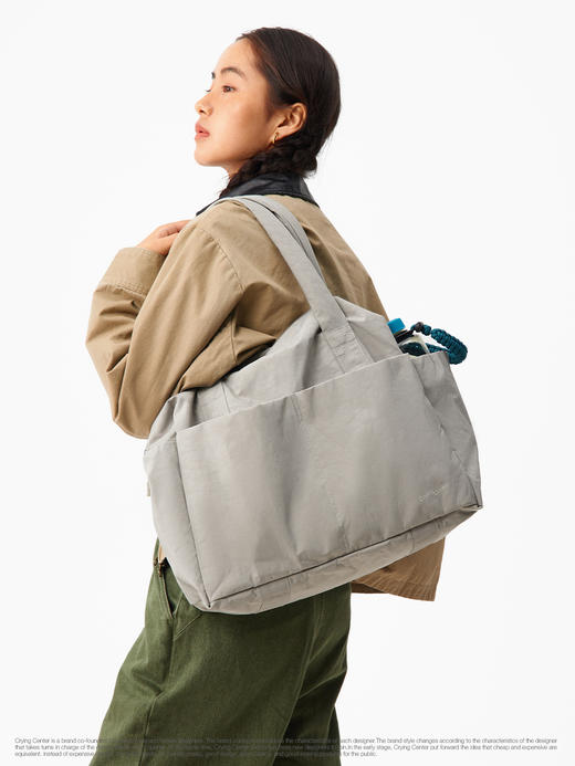 CryingCenter单肩手提大容量托特可套拉杠箱行李健身包大号 商品图1