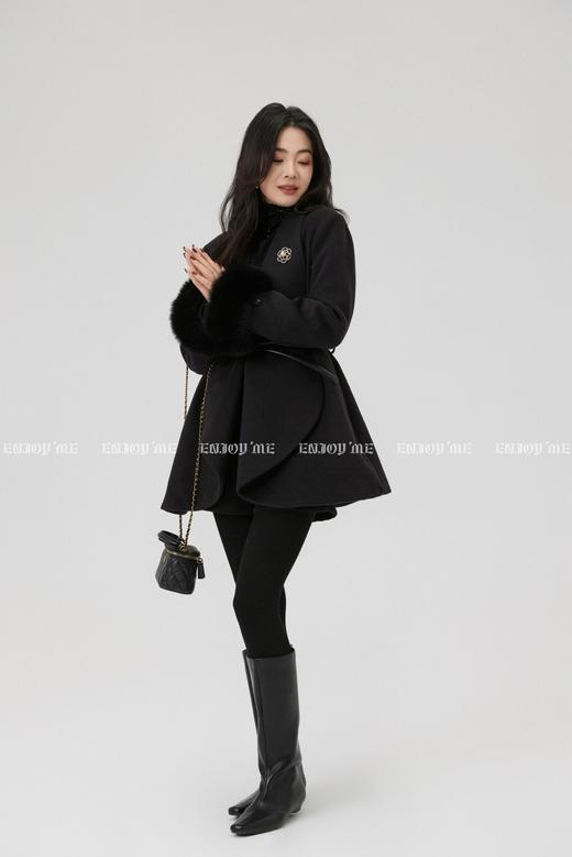 【门店同款】ENJOY冬季“相聚时刻”袖口狐狸毛羽绒外套 168143259 商品图3