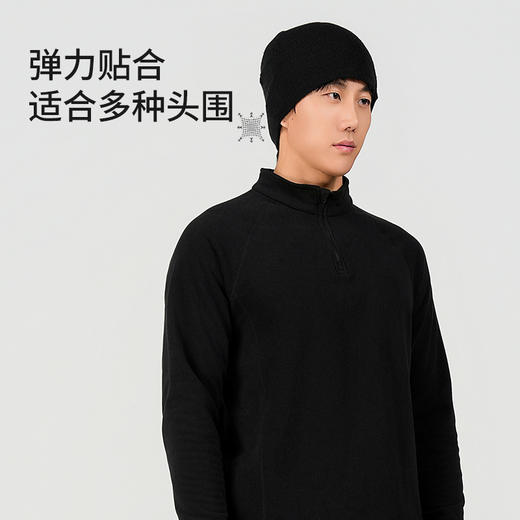 【羊毛针织帽】SCALER/思凯乐 男女秋冬户外保暖抓绒帽冷帽S5214D80 商品图3