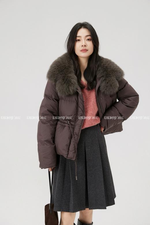 【门店同款】ENJOY冬季“暖冬软糖”爱心狐狸毛羽绒服 167695369 商品图0