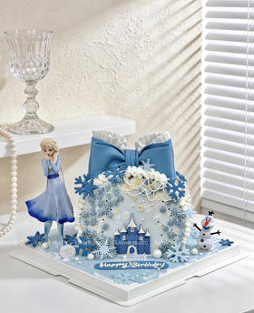 冰雪奇缘女孩公主蛋糕