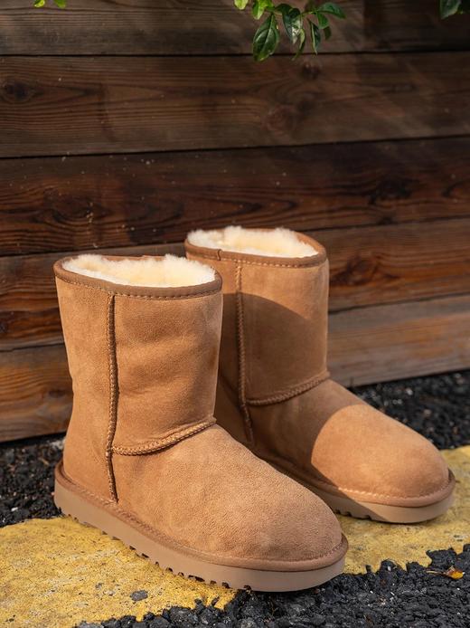 皮毛一体高筒雪地靴   A-5603 商品图0