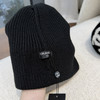 小香羊毛针织冷帽黑色 商品缩略图4