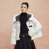 QR005斯尔丽2025新款轻盈感休闲双层朦胧效果设计感时尚减龄短款羽绒服 商品缩略图5