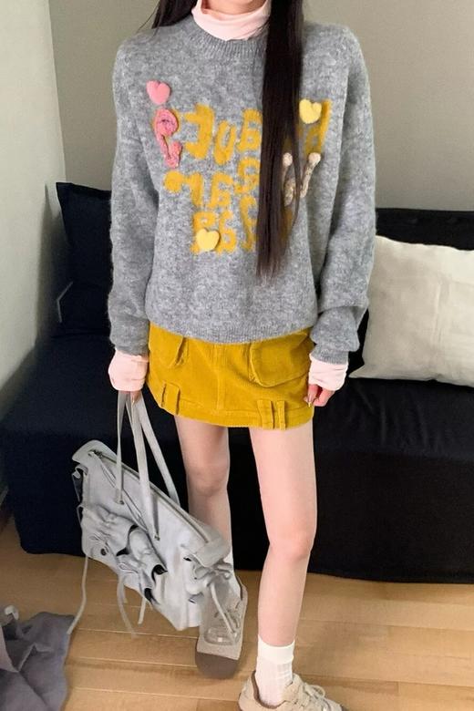 Stay2Weeks 舒适休闲简约圆领毛衣 21737 商品图0