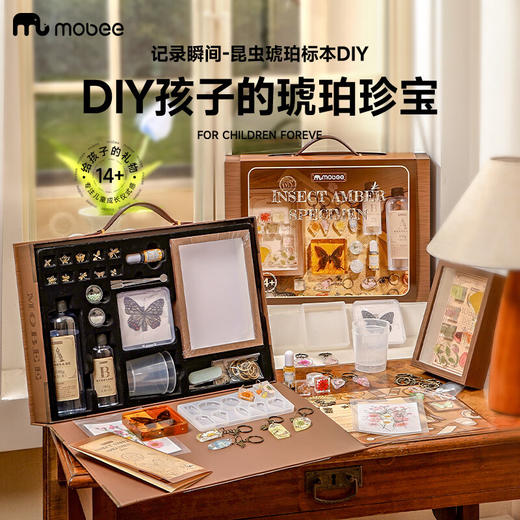 mobee记录瞬间-昆虫琥珀标本 DIYPN-D041 商品图0