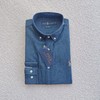 全棉水洗牛仔衬衫，用60支高支纱织就的面料 商品缩略图2