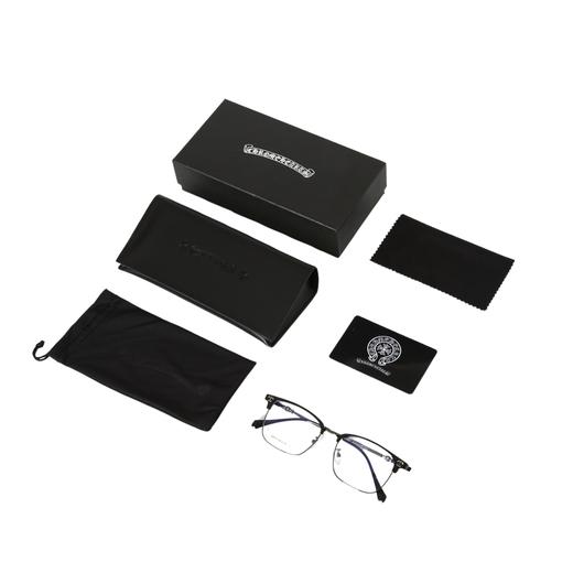 克罗心半框光学镜 暗黑美学的日常锋芒 商品图0