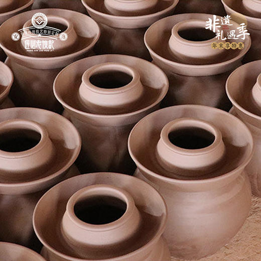 #非遗礼遇季#【荣县土陶：泡菜坛】成都手作非遗土陶腌菜罐 正宗四川泡菜坛子家用老式陶瓷酸菜缸 青釉/无釉多种尺寸可选 带内盖防生花密封土陶罐 【非物质文化遗产】清仓活动售完即止 商品图9