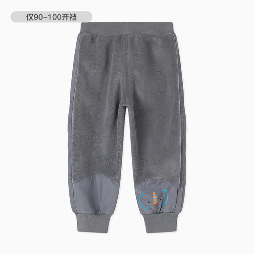 【秒】【专柜同款】MQD童装男童冬季新款加绒针织裤男宝宝加厚裤子潮 商品图4