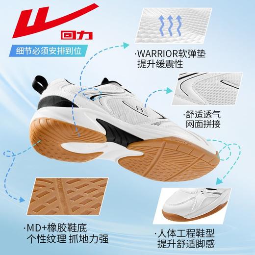 回力男鞋羽毛球鞋2025新款秋季软底透气运动鞋学生训练跑步鞋男款 商品图4