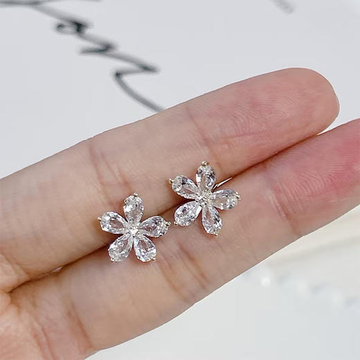 仙气百搭银针耳环耳饰-纪念日百货门店同款161924597 商品图2