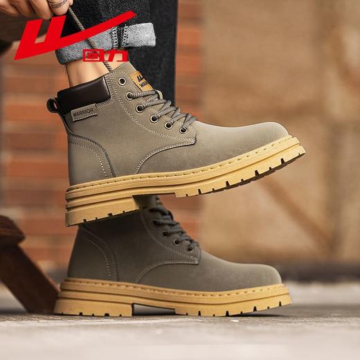 回力马丁靴男鞋2025秋季新款英伦风工装靴复古百搭厚底高帮鞋子男 商品图8