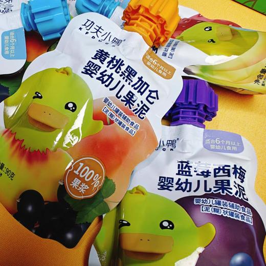 功夫小鸭 儿童果泥1袋 商品图6