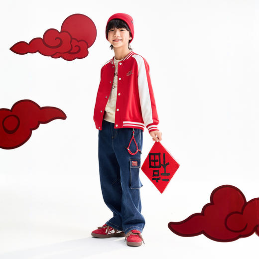 【实体店同款】男童夹克外套春季新款安奈儿童装AB615012 商品图5