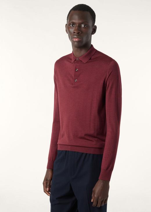 男款羊毛针织Polo衫毛衣ho015 商品图3