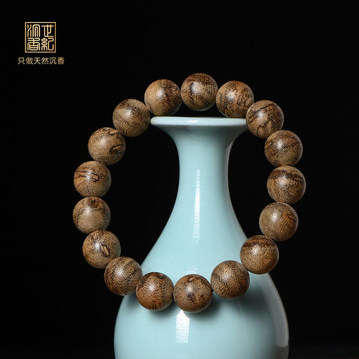 天然菩萨奇沉香手串 13.5mm*17颗 15克 SP8452 商品图0