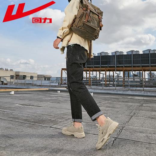 回力工装鞋男秋冬新款低帮户外徒步运动登山鞋男士休闲马丁靴男款 商品图6