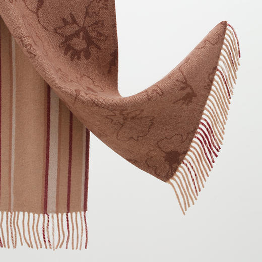 羊绒双面提花围巾  SJF97P801N 商品图1