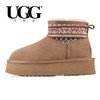 澳洲UGG厚底民族风短筒羊皮毛一体雪地靴 商品缩略图7