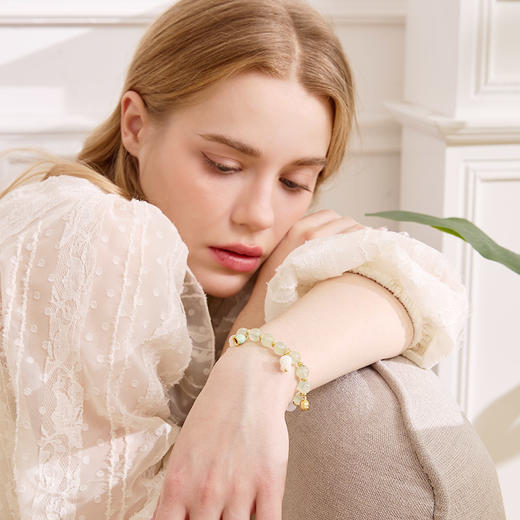 大英博物馆 欧洲文化艺术系列 铃兰葡萄石 可调节手链 商品图3