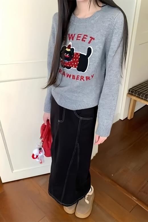 Stay2Weeks 可爱猫咪卡通休闲毛衣 21725 商品图3