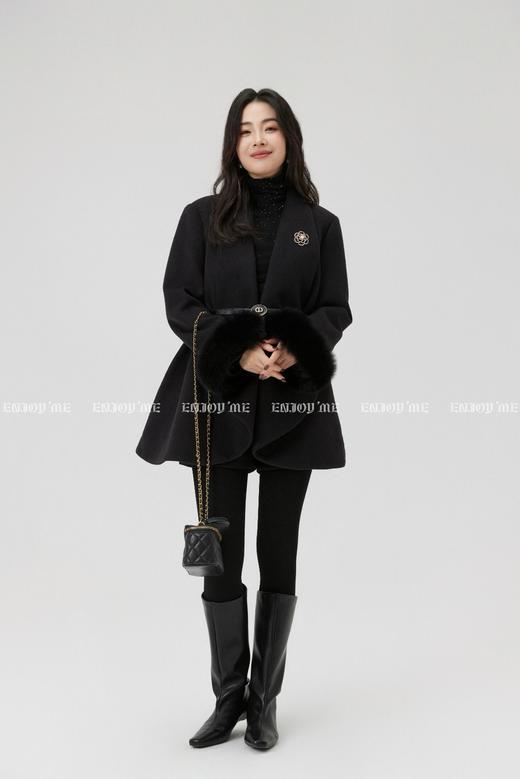 【门店同款】ENJOY冬季“相聚时刻”袖口狐狸毛羽绒外套 168143259 商品图8
