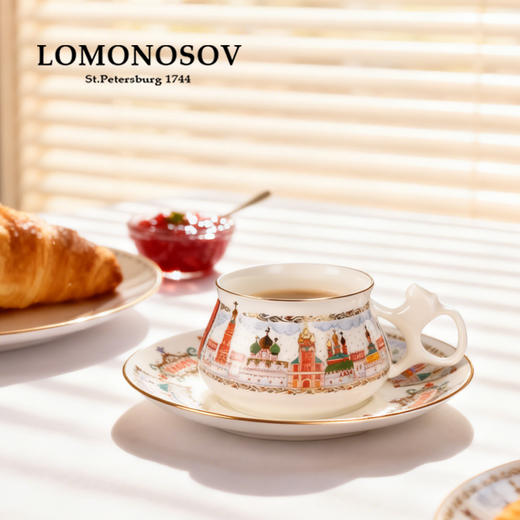 LOMONOSOV 俄皇    Bilibina系列故事下午茶茶具欧式高级感陶瓷咖啡杯碟套装 商品图3