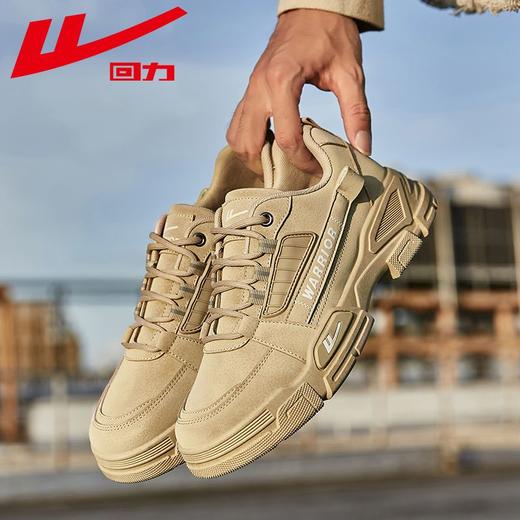 回力男鞋工装鞋男款春秋季加绒加厚保暖鞋子男士马丁靴户外登山鞋 商品图3