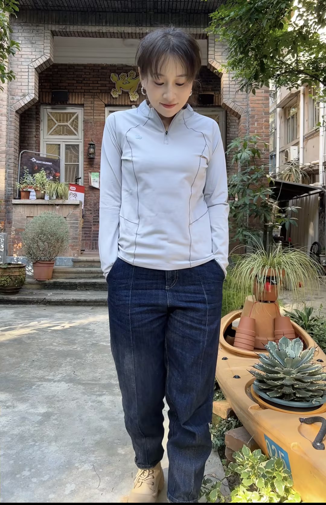 SCALER思凯乐户外速干衣长袖T恤男女25新款防晒徒步内搭F4606727/F4616727