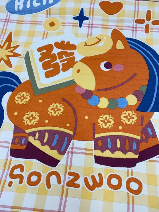 松植屋全棉大号超柔十层纱布盖毯 空调毯子 新疆棉柔软亲肤全棉 A类母婴标准 商品图7