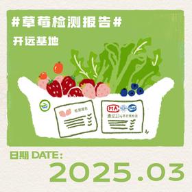 2025年3月-草莓检测报告(开远)