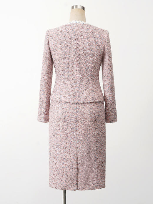 IWY/粉色小香风贵气千金套装冬新款轻奢高级感高端订婚套裙女士款WCS382 商品图5