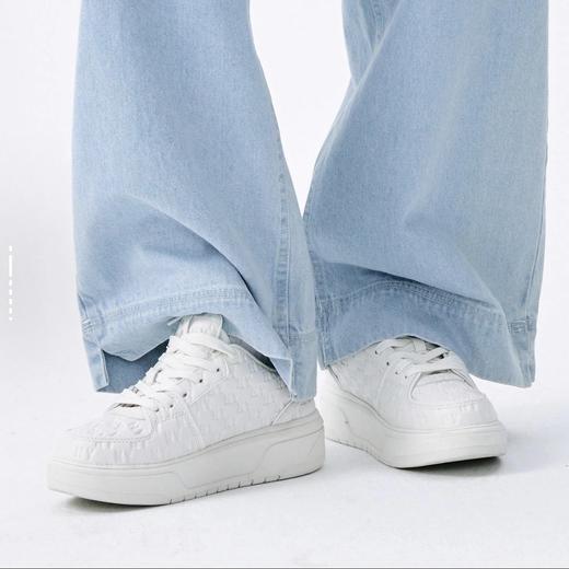 3色可选~【MLB25款春夏暗纹印刻学长鞋】时髦感直接拿捏！一眼沦陷的款，根本拒绝不了！！百搭+高级WD 商品图2