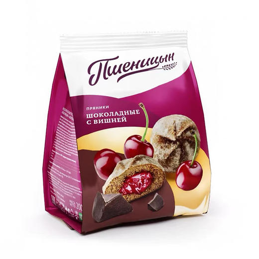 普谢尼岑光头饼樱桃与巧克力味200g 商品图0