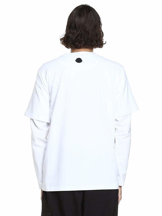 【超惠秒】Moncler 盟可睐 男士弹棉分段束袖T恤/卫衣 11950 商品图3