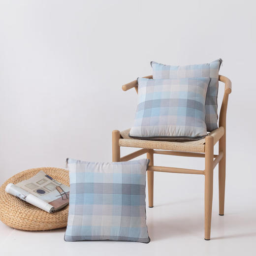 無印良品 A类全棉抱枕被MJ-XJ25-04折叠：40*40cm   展开：105*150cm 商品图0