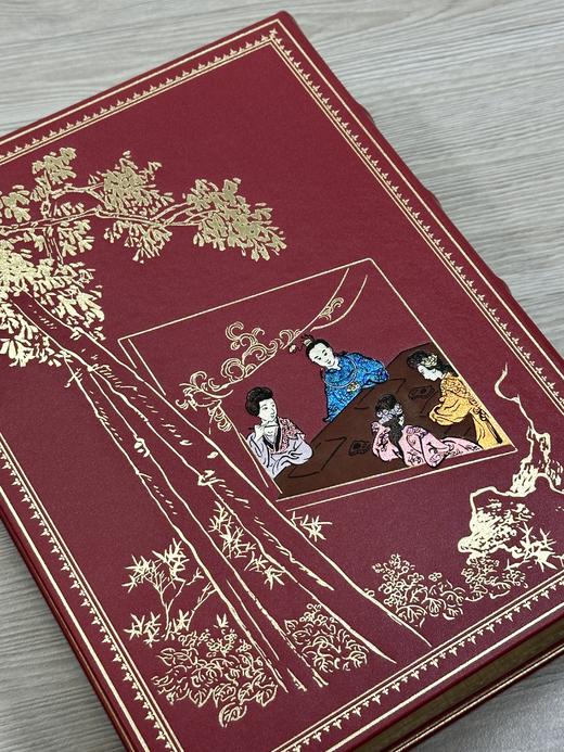 【最后2册真皮定制款】《红楼梦》红色牛皮定制款【限量珍藏巨人版】 商品图1