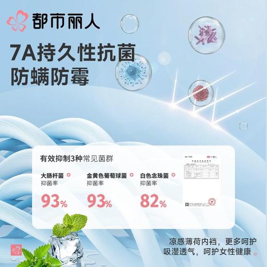 都市丽人女士内裤锦氨平角裤轻塑美臀系列LKC4A9 商品图4