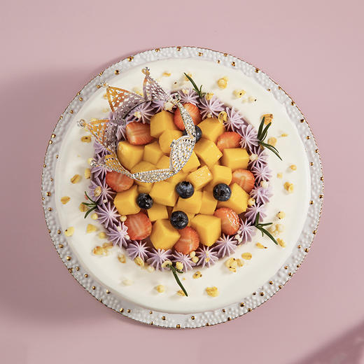 【送女神推荐】芋见女神生日蛋糕，女生儿童长辈控甜之选，缤纷鲜果搭配软糯芋泥，尽享清甜浪漫 商品图1