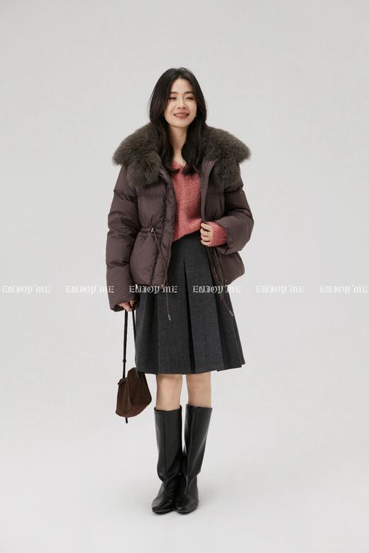 【门店同款】ENJOY冬季“暖冬软糖”爱心狐狸毛羽绒服 167695369 商品图5