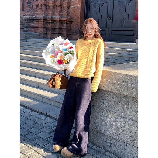 【169元任选2件】现货！ 韩系v领毛衣 商品图4