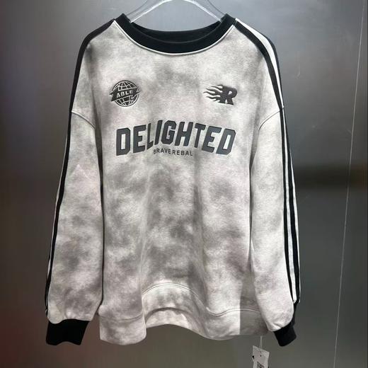 NC撞色圆领晕染卫衣50928(灰） 冬季 254020030321 商品图1