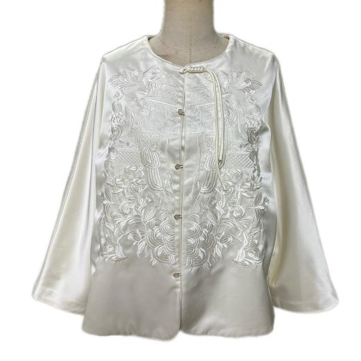 Famecoco范可儿秋冬款新中式短款上衣外套FAD8AE206 商品图1