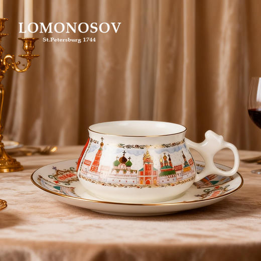 LOMONOSOV 俄皇    Bilibina系列故事下午茶茶具欧式高级感陶瓷咖啡杯碟套装 商品图1