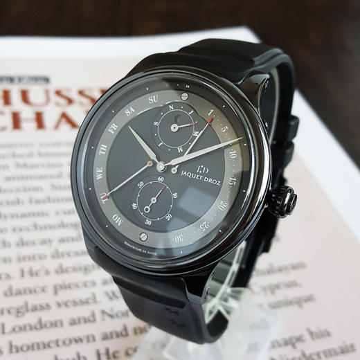 【95新】Jaquet Droz 雅克德罗J008335401自动机械机芯日期、星期、月份、平闰年显示；万年历44MM（男款）星辰系列陶瓷 021225TJ41 商品图1