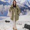 2025新款加肥加大码羽绒服女200斤胖mm中长款孕妇宽松外套2403 商品缩略图2