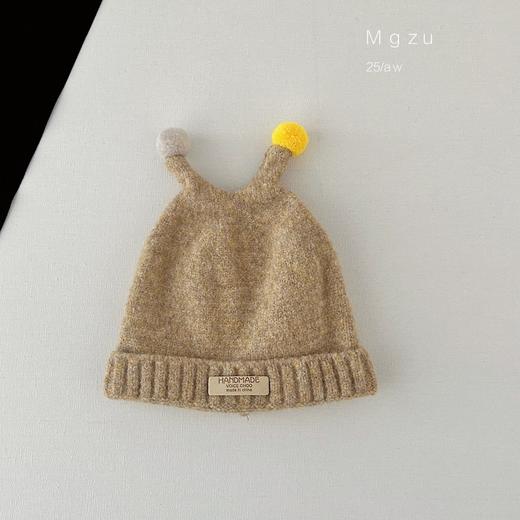 【好看又保暖❗️宝宝冬季帽子】冬天毛线帽韩版可爱超萌触角针织帽小月龄保暖加厚套头帽。re 商品图8